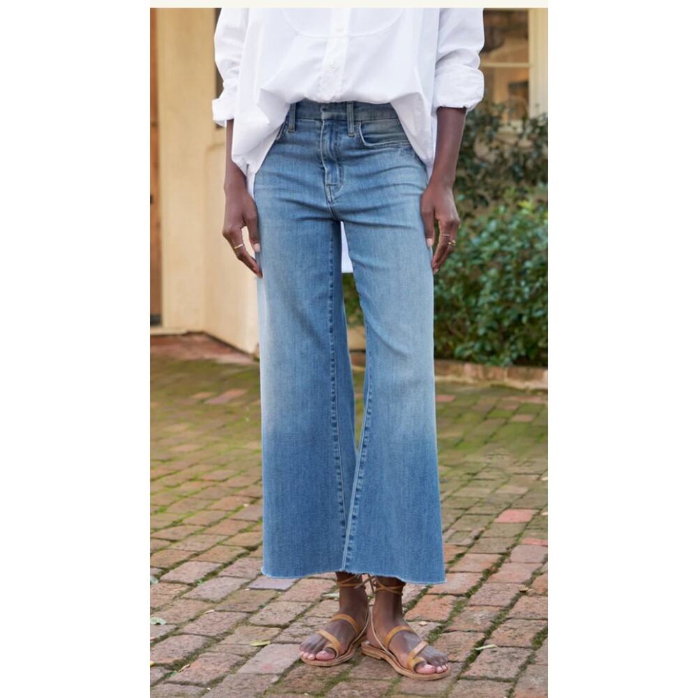 FRANK & EILEEN Sz 27 4 Galway Wide Leg Cropped Jeans
